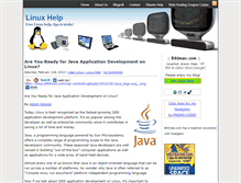 Tablet Screenshot of linux.bihlman.com